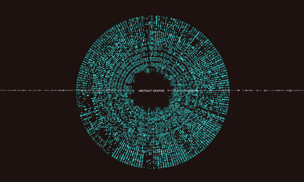 An abstract background consisting of binary numbers.