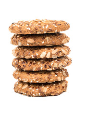 Oatmeal cookies with cereals