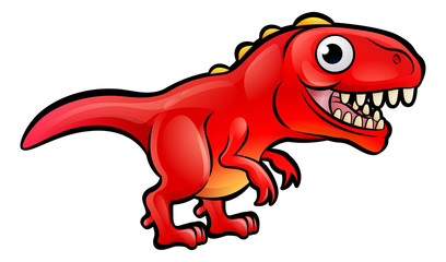 Tyrannosaurus Rex Dinosaur Cartoon Character © Christos Georghiou