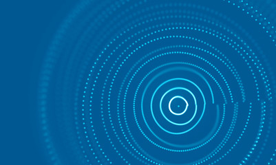 Abstract Geometrical Background ..Futuristic technology style. Neon Sign . HUD Element . Elegant . Big data visualization .