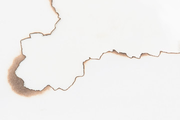 burnt paper