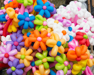 Balloons flowers