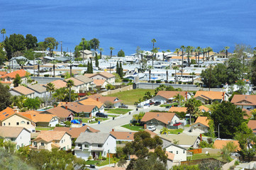 Elsinore Lake View (Southern California, USA) - Powered by Adobe