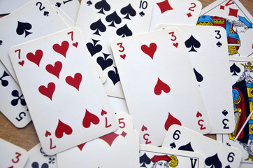 Cartes &agrave; jouer-P&ecirc;le-m&ecirc;le de 52 cartes