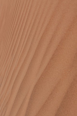 Wellen des Sandmeeres als Nahaufnahme