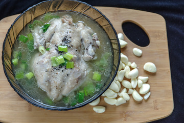 Samgyetang - Korean style  chicken soup