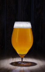 Glass of classic german beer