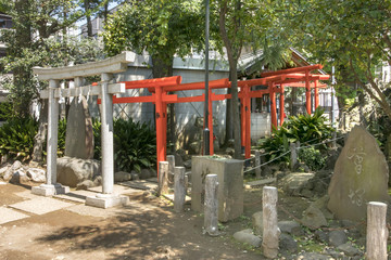 Fototapeta na wymiar 鳩森八幡神社