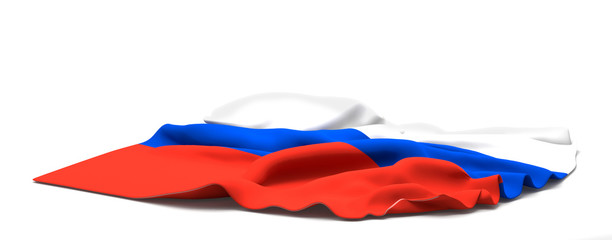 Flag of Russia. 3d rendering