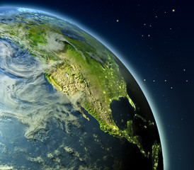 North America from orbit