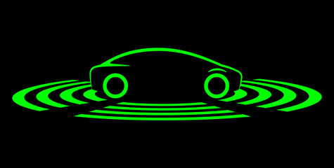 driverless car symbol