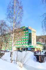 Sanatorium "Katun".  Resort Belokurikha. Altai, Russia