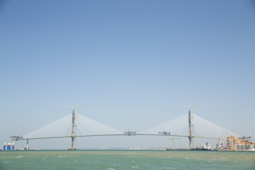 Bridge under construction