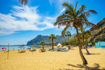 Tenerife, Canary Islands, Spain-Las Teresitas beach near San Andres