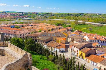 Fototapeta na wymiar General view of the outskirts of Zamora, Spain