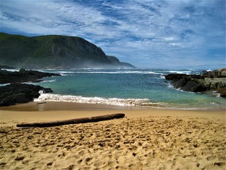 kleine Bucht am Storms River Mouth, Tsitsikamma National Park, Südafrika