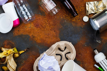 Recycling or sorting waste concept