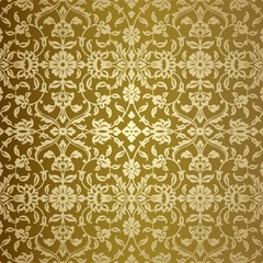 wedding card design, paisley floral pattern , India