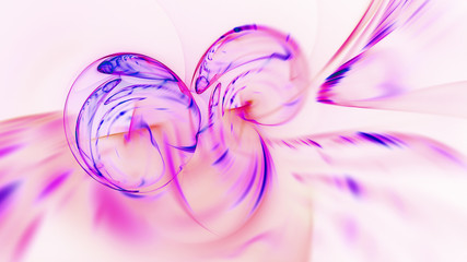 Abstract fractal illustration for creative design