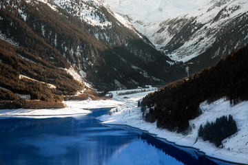 Majestic views of the Durlassboden reservoir in Austria
