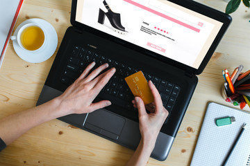 Shopping Home Online Internet Concept