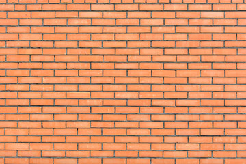 New red brick wall