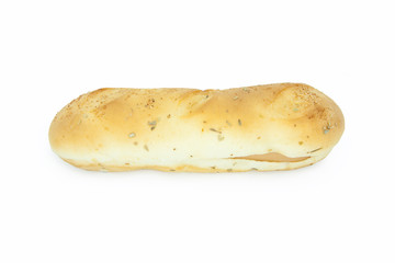 Bread isolated on white background