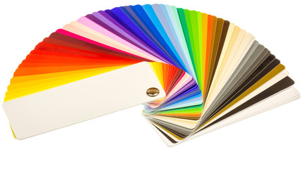 nuancier peinture, fond blanc 
