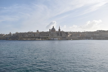 Fototapeta premium Beautiful Valletta Landscape. A view to cherish.