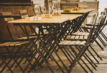 Outdoor seating area