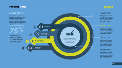 Four Options Plan Slide Template