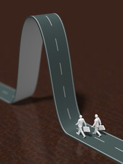 Business figures that challenge the road that faces