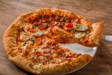 ミックスピザ　 Mix pizza Italian snack