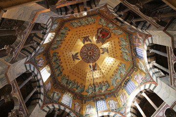 Fototapeta na wymiar Aachen Dome of the Imperial Chapel
