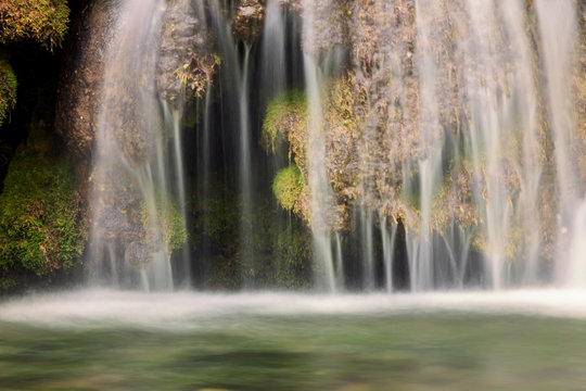 Mountain waterfall