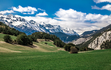 Fototapeta na wymiar Landscape in Alps