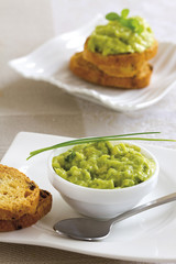 Guacamole on toast