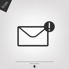 New mail vector icon