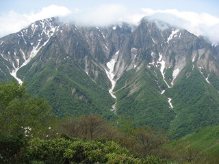 Fototapeta na wymiar 谷川岳