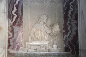 Tomb of Dante Alighieri in Ravenna, Italy