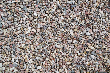 Texture of fine stone granite gravel