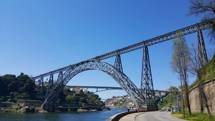 Naklejka premium Dom Luís I Bridge Porto Portugal Europe