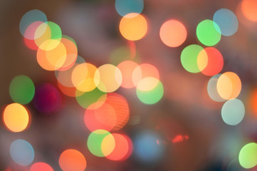 colorful bokeh