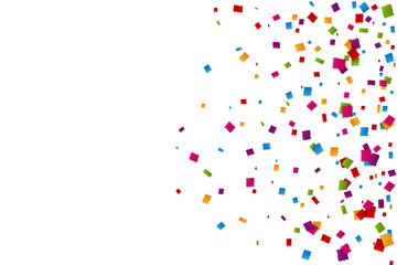 Colorful confetti background
