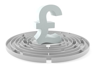 Pound currency problem concept