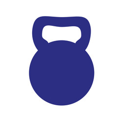 dumbbell icon over white background. vector illustration