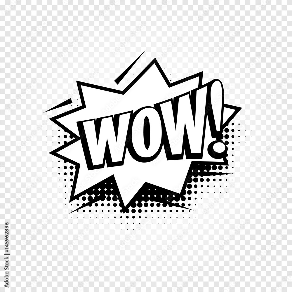 Poster isolated abstract black and white color comics speech balloon icon on checkered background, dialogue