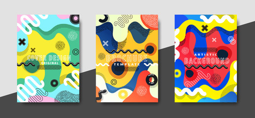 Funky design template fot print products.