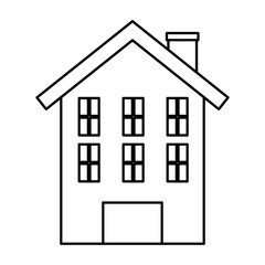 cute building antique icon vector illustration design