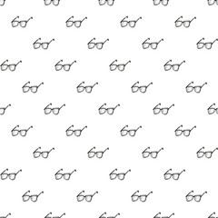 Seamless pattern with sunglasses